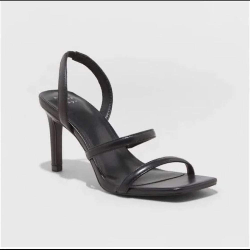 A New Day Black Nala Strappy Heels